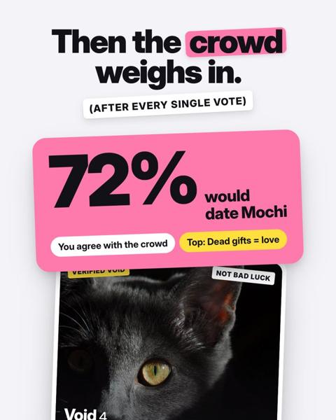Post: 72% würden Mochi daten
